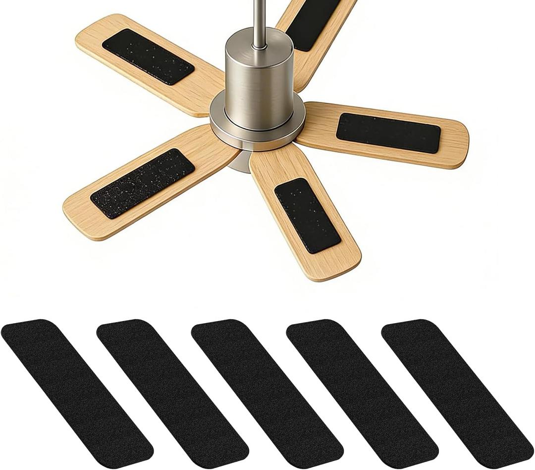 2 x 5 Pack Ceiling Fan Filters for Blades, Fan Blade Air Purifier Pads