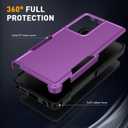 Vinve for Moto G 5G 2024 Case with HD Screen Protector, Military-Grade Shockproof & Dual-Layer Protection, Anti-Slip Grip Design Phone Case, Purple