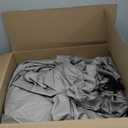 1200D Metal Buckle Heavy Duty Pontoon Boat Cover, Waterproof Elastic Pontoon Boat Cover with Windproof Side Straps Fit 25'-28' Beam Width: up to 102" (Grey)