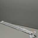 Kenney KN633 Rogers Twist & Fit No Tools Easy to Install Tension Curtain Rod, 28-48" Adjustable Length, White Finish, 5/8" Diameter Steel Tube Pack Of 3