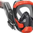 Seaview 180 V3 Full Face Snorkel Mask Adult- The V3 is The Perfect Snorkeling Gear for Adults- Snorkel Mask with 180 Panoramic Viewing and Up to 600% Easier Breathing- Patented Flowtech Air Intake, Pack of 2  Medium
