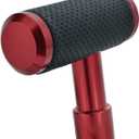 T Handle Shifter Car Knob, Joystick Style Alloy Cover with Leather Gear Stick Lever Shift Fit Most Automatic Manual Transmissions, Red-Black