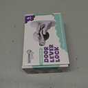 Door Lever Locks (4 Pack) - Prevents Toddlers from Opening Doors - Durable ABS with 3M Adhesive - Easy One-Hand Operation for Adults, No Tools Needed