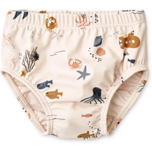 Toddler Boys Girls Swim Diapers Washable Reusable Swimming Diaper BPA Free Swimmers Dolphin Waterproof Swim Pants 2-3T (Baby Marine Life)
