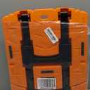 Folding Hand Truck500lbs, Portable Heavy Duty Dolly Cart, 6 Wheels Collapsible Luggage Cart with 2 Elastic Ropes - Compact Trolley Cart for Easy Moving - Ideal Hand Cart for Travel and More (17, Orange)