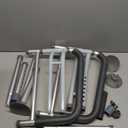 Toilet Safety Rails, Adjustable Toilet Frame for Elderly, Seniors, Handicap & Disabled, Foldable Handicap Toilet Handles Fit Any Toilets (Gray)