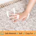MINIDEAR Dog Crate Pad, Crate Bed Non-Skid Kennel Pad, Rubber Backing Memory Foam for Dog Bed Mat, Machine Washable Dog Bed for Crate, 19"x30"