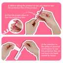 2 x 12 PCS Eyebrow Razor, Face Razors for Women and Men, Grooming Exfoliating Dermaplaning Tool for Face, Women Facial Hair Remover with Cover, Multipurpose Eyebrow Trimmer Shaper (red)