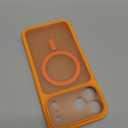 TOCOL for Phone 17 Pro Max Phone Case, Built-in Magnetic Ring, Compatible with Magsafe, Full Camera Protection, Translucent Matte Phone Case for 17 ProMax 6.9 inch (Orange)