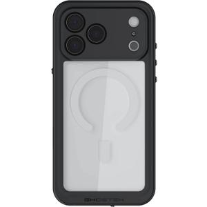 Ghostek Nautical Slim Apple iPhone 17 Pro Max Case Waterproof - Built-in Screen and Camera Lens Protector, Compatible with MagSafe Accessories Designed for iPhone17 ProMax (6.9", Clear)
