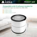 A FABLE 17884 Vacuum Cartridge Filter Compatible with Craftsman 9-17884 17935 17937 17920 shopvac Replacement Part Fit 6 Gallon and Larger Wet Dry Vacs (17884 1pack)