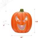 Haunted Hill Farm 1.8-Ft. LED Pumpkin Flatback Halloween Decoration