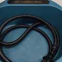 NAMSAN Heated Water Bowl for Outdoor Cats, 2.2L Heated Dog Bowl, Provides Drinkable Water in Winter, Heated Pet Drinker for Chickens Rabbits Birds Bath, Livestock Thermal Watering Trough