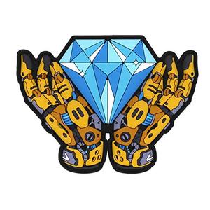 Diamond Hands HODL Crypto PVC Patch