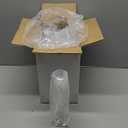 Ciaell 12 Pack Plastic Champagne Flutes - 6 Oz Clear Disposable Champagne Glasses - Square Plastic Toasting Glasses for Party Anniversary Wedding