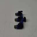 Garden Hose Splitter, 3 Way Water hose bib Spigot splitter, T Hose Connector- with Shutoff Valves Water AdapterOutdoor Faucet Splitter 3/4" GHT Thread For Home Outdoor Garden irrigation, Blue 