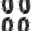 4pcs 6x5.5 Wheel Spacers M12x1.5 Thread Pitch 108mm Bore for 2004-2014 Chevrolet Colorado, 2003-2024 Toyota 4Runner, 2007-2014 FJ Cruiser, 1" (25mm) Thickness 6x139.7mm Adapters, Not Hubcentric