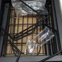 End Table with Guitar Stand,Record Player Stand,Vinyl Records Storage,2-Tier Guitar Stand for Acoustic,Turntable Stand for Music Studio,Grey