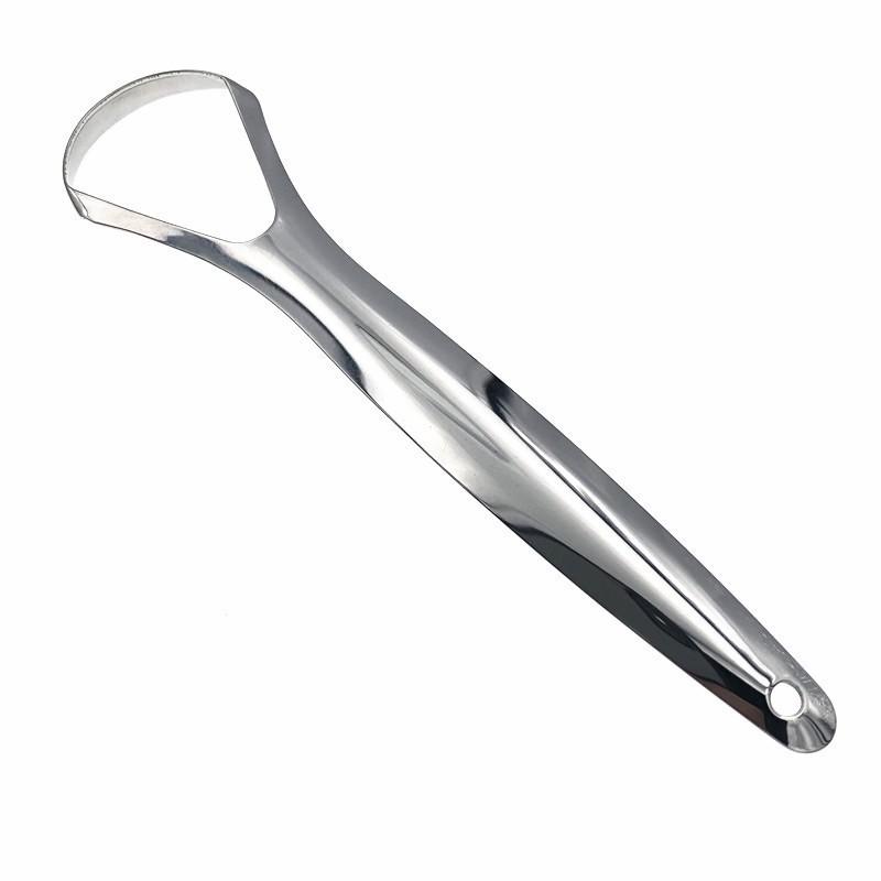 1 Count Tongue Scraper Stainless Steel,Tongue Cleaners Fresh Breath Restored