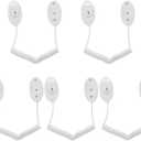 Retractable Remote Control Tether Wall Mounted Holder with Security Cable Lock for Tv Remotes Anti-Lost Leash for Home Hotel School Use