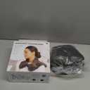 Sharper Image Heated Neck & Shoulder Wrap - Microwavable Warm & Cooling Plush Pad, Scented Aromatherapy (100% Natural Lavender & Herb Spa Blend), Pain Tension Headache Relief Therapy, Gift for Women