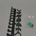 SUPERDANT Moon Phase Metal Key Hook Moon Phase Decorative 10 Hooks Black Key Holder Organizer Wall Hanging Hooks Personalized Keys Hanger Dog Leash Hanger for Home Wall Front Door