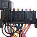 14 Circuit Wiring Harness Kit Extra Long Wires 14 Fuse 12V (New) Replacement for Chevy Mopar Ford Hotrod Universal w/Product Instruction Street Muscle Car, Hot Rod