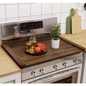 Noodle Board Stove Cover Wood (Ready to Use), Stove Top Covers for Electric Stove, Gas Stove, Wooden Decorative Rustic Kitchen Serving Tray, for Range Stovetop, Cooktop, 30'' * 22'', Brown Noodle Board Stove Cover Wood (Ready to Use), Stove Top Covers for Electric Stove, Gas Stove, Wooden Decorative Rustic Kitchen Serving Tray, for Range Stovetop, Cooktop, 30'' * 22'', Brown