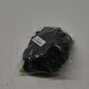 OYOANGLE Women's Strapless Ruffle Tube Top Flared Hem Peplum Bandeau Party Going Out Tops (X-Large, Black)