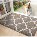 OLANLY Indoor Door Mat, 30x17, Non-Slip Absorbent Resist Dirt Entrance Mat, Washable Low-Profile Inside Floor Doormats for Entryway, Brown