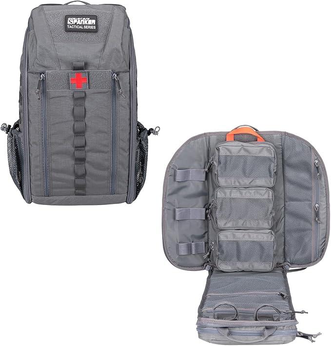 EXCELLENT ELITE SPANKER Medical Backpack Tactical Backpack Outdoor Backpack Camping Survival First Aid Backpack (Gray)