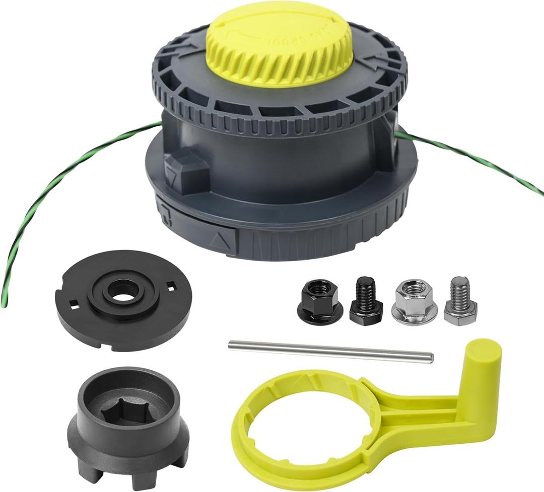 314608005 for Ryobi Reel Easy+ Bump Feed Trimmer Head Straight Shaft RY15526 RY15527 RY15529
