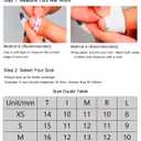 2 x Gothic Press On Nails with Bow & Skull - Handmade Black Pink French Tip Fake Nails | Rhinestone Jelly Glue Reusable 3D Nails for Women (Black Pink, XS)