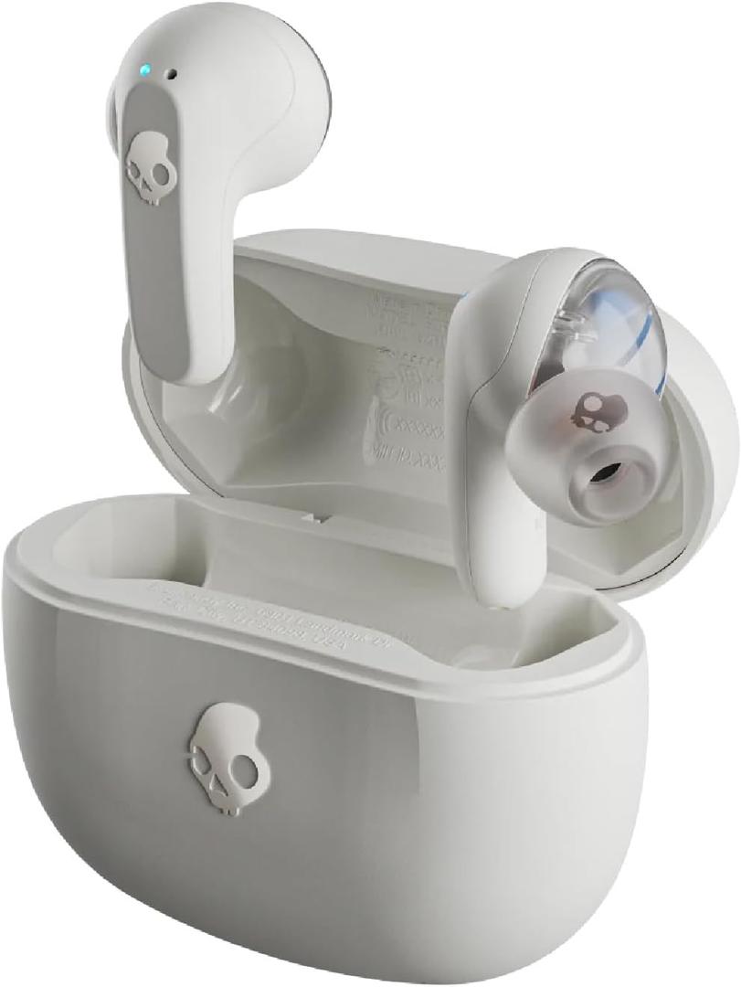 Skullcandy Rail Wireless Earbuds, Bluetooth Headphones, Noise Isolating Fit, Up to 42 Hours Battery, IP55 Sweat and Water Resistant, Microphone for iPhone Android - Bone Skullcandy Rail Wireless Earbuds, Bluetooth Headphones, Noise Isolating Fit, Up to 42 Hours Battery, IP55 Sweat and Water Resistant, Microphone for iPhone Android - Bone