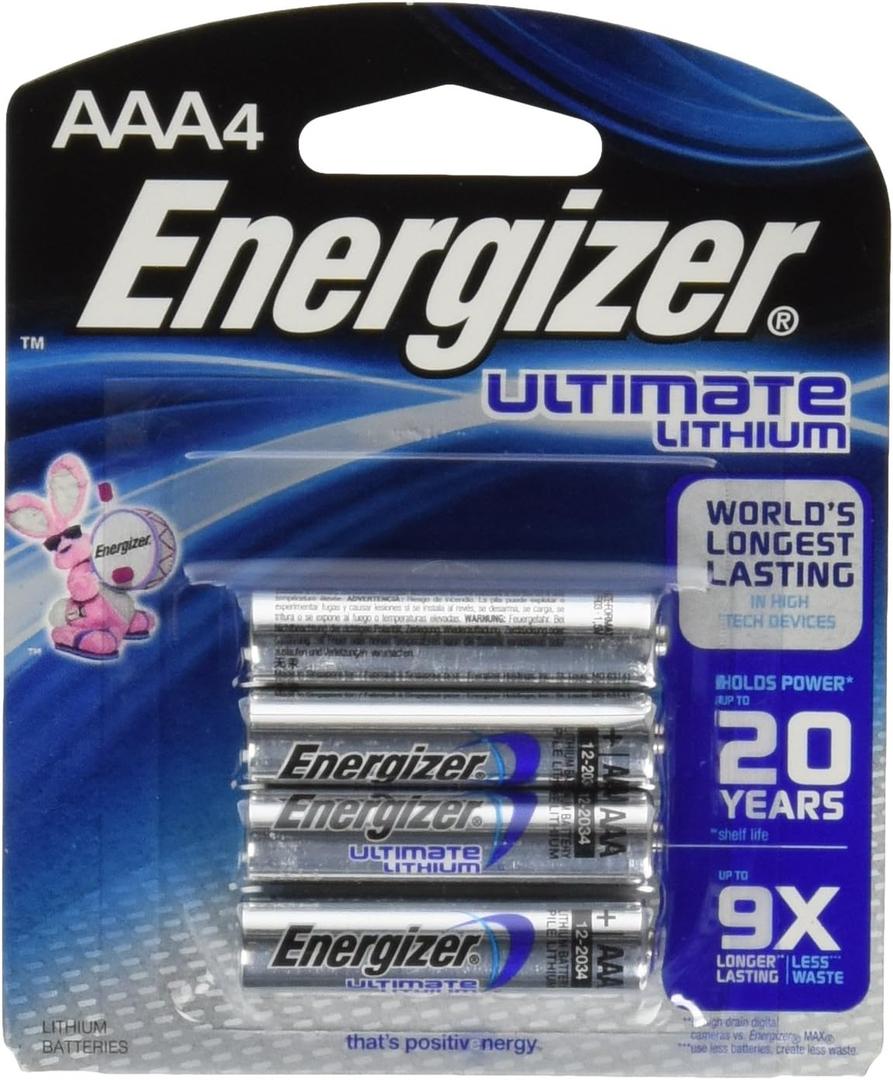 ENERGIZER L92 ULTIMATE LITHIUM 4 AAA EN TARJETA