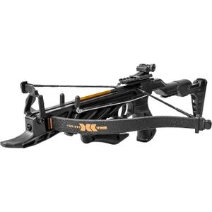 Bear X Desire XL Pistol Hunting Crossbow, Self-Cocking, Adjustable Stock up to 2.5", Compact Design, Includes 3 Premium Bolts, Dependable Accuracy