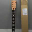 Alnicov Electric Guitar Neck DIY For Gibson LP Guitars Parts Replacement 22 Fret Mahogany Neck Rosewood Fretboard with White Trapezoid Dots Inlay Natural