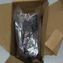 LEVERLOC Soap Dish, Soap Bar Holder for Shower Suction Cup Wall Mounted, Stainless Steel No-Drilling Removable Waterproof Sponge Holder for Bathroom Bathtub Kitchen Sink, Keep Dry, Black (5.7" * 4.8")