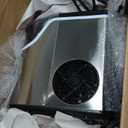 Countertop Nugget Ice Maker Pro - 34lbs/24H, Self-Cleaning Pellet Ice Machine with Soft Chewable Ice, One-Touch Operation for Home, Kitchen, Office (Silver)