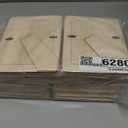 Fovths 24 Pieces Wooden Picture Frames for Crafts Unfinished Solid Wood Photo Frames for 4 x 6 Photos Standing Pictures Frame with PVC Film for DIY Art Crafts Paintings Home Decor