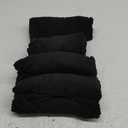 NORTHERN BROTHERS Chair Covers for Dining Room Set of 4, Parson Chair Slipcovers, Stretch Dining Seat Covers, Kitchen Chair Covers, Covers for Chairs, Black