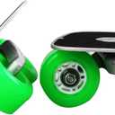 Green Portable Roller Road Drift Skates Plate Anti-Slip Board Aluminum Truck with PU Wheels with ABEC-7 608 Bearings