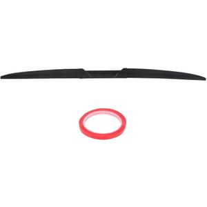 Qiilu Universal Wing Spoiler, Rear Spoiler Wing 52.76 Inch Rubber Trunk Lid Tailgate Spoiler Wing Three Stage Splicing