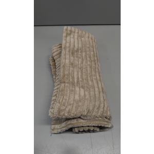 MIULEE Decorative Throw Pillow Covers for Couch Bed Livingroom 18x18 Inch Set of 2 Light Brown Boho Accent Throw Pllows Broadside Striped Patchwork Soft Corduroy Pillowcases