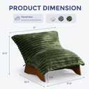 MAXYOYO Adjustable Living Room Chair, 3-Position Bean Bag Chair with Frame, Large
