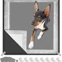 Dog Pee Pad Holder, Puppy Pad Holder Tray for 24'' x 24'' Training Pads, 15pcs Dog Potty Tray Set Include High Edge Silicone Mat & 6 Activated Charcoal Disposable Puppy Pads & 8 Holder Clamps