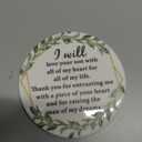 Moblade Mother of The Groom Gifts from Bride, Thank You Gift for Mother in Law from Daughter-in-Law, Wedding Keepsake Ornament Gift  Thank You for Raising The Man of My Dreams (Gold)