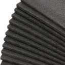 LEXININ 15 Pack 12 x 10 x 2/5 Inch Foam Pads, Polyethylene Cushioning Sheets for Moving, Packing, Crafting, Black
