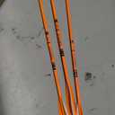 BOWSOUL Crossbow Bolts 20inch Fluorescence Color Carbon Crossbow Hunting Arrows with 4" Vanes and Replaced Arrowhead(3 Pack) (Fluorescein Orange)