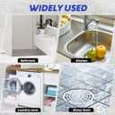 Floor Drain Cover Set One Way Sewer Backflow Preventer Drain Guard for Shower and Washing Machine Drainage Durable Core with 1.73 Inch Size